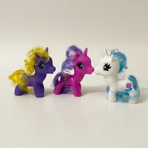 Lot of 3 Gi-Go Wonder Pony Ponies Toys